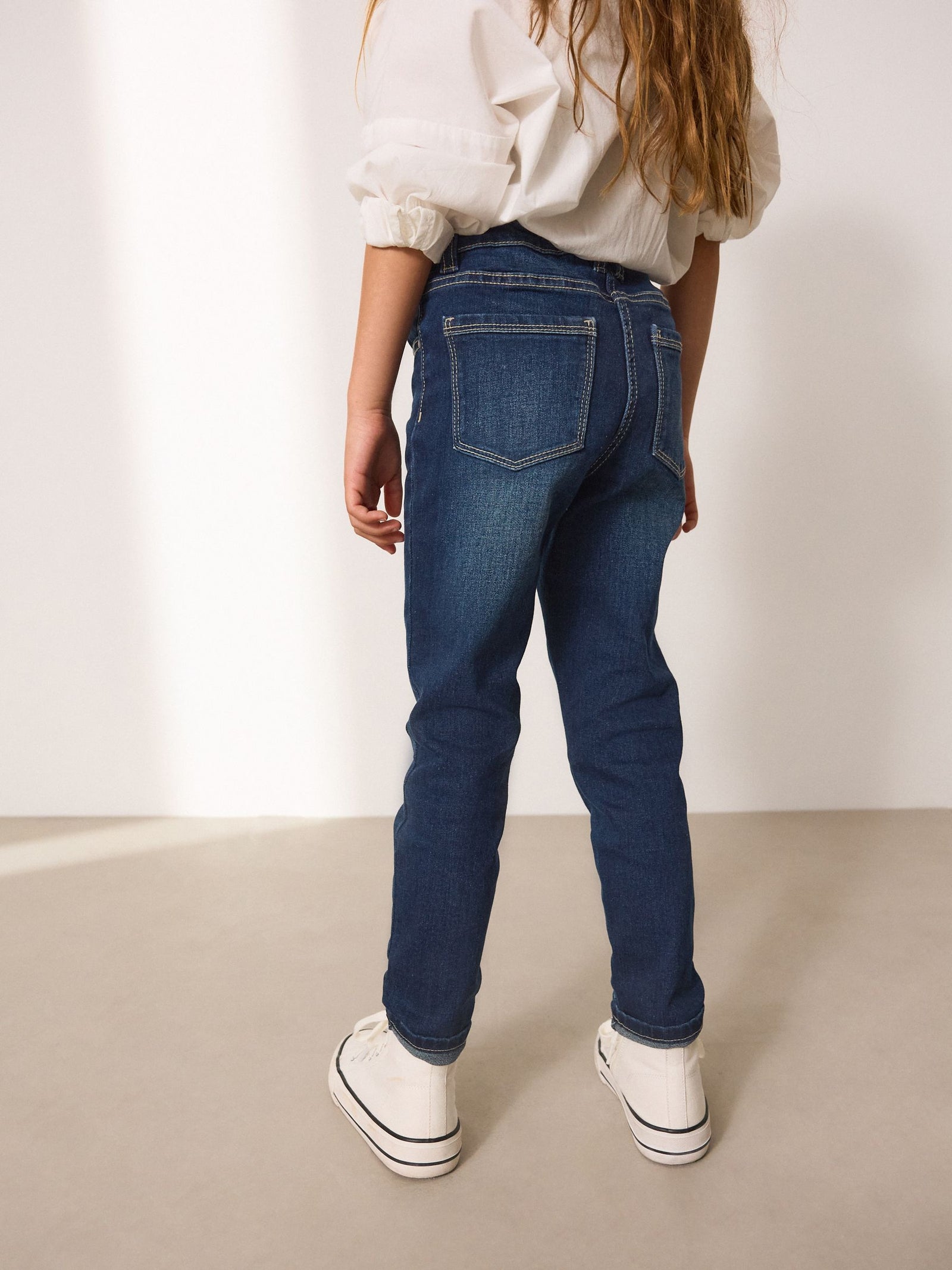 Denim Dark Wash Slim Fit Skinny Jeans (3-16yrs)