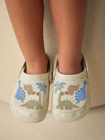 Neutral Dino Clogs