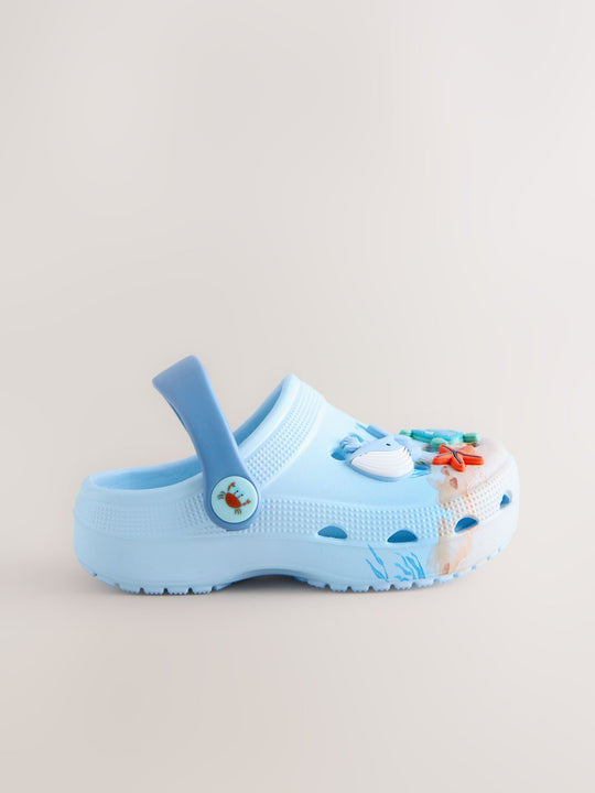 Blue Sea Creatures Standard Fit (F) Comfort Clogs