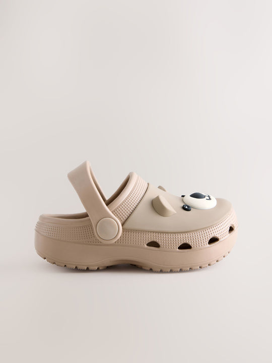 Brown Bear Standard Fit (F) Comfort Clogs
