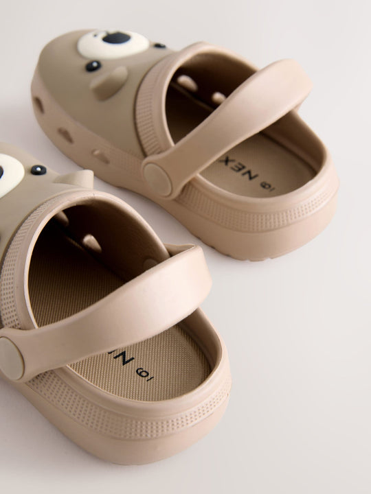Brown Bear Standard Fit (F) Comfort Clogs