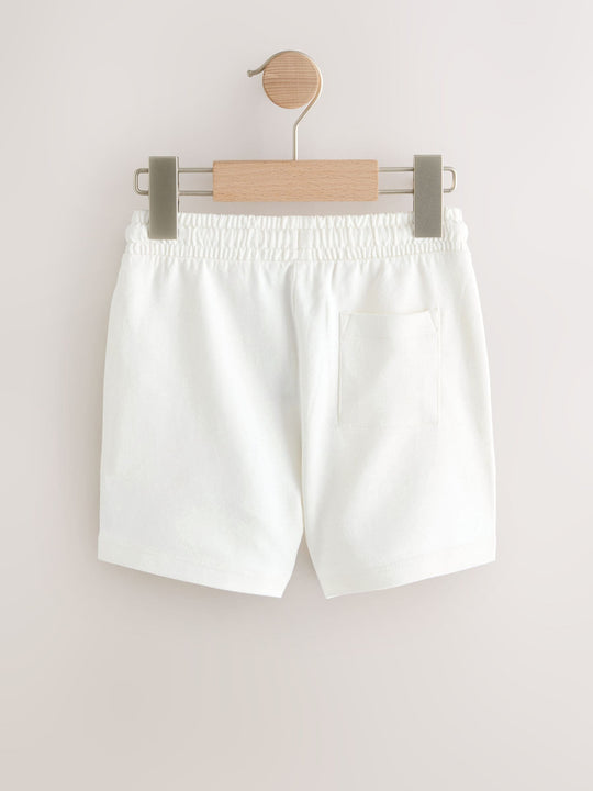 Off White Jersey Shorts (3mths-7yrs)