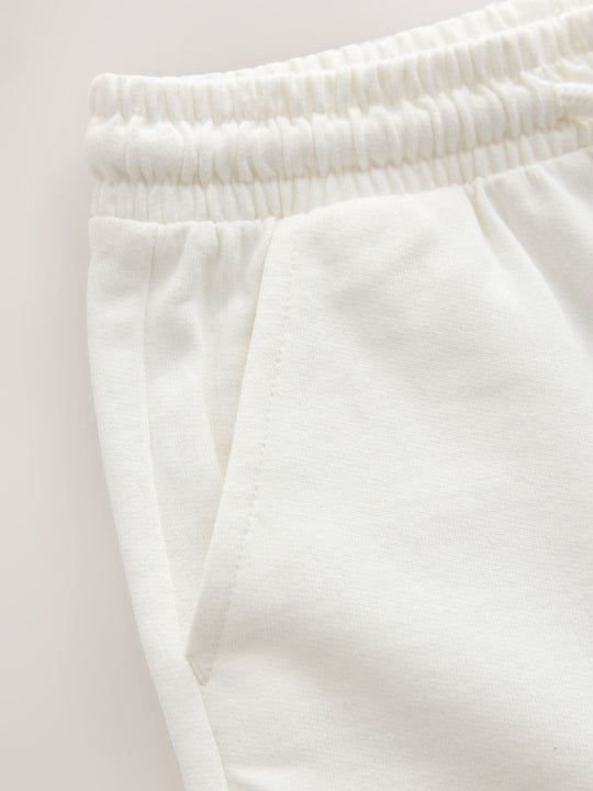Off White Jersey Shorts (3mths-7yrs)