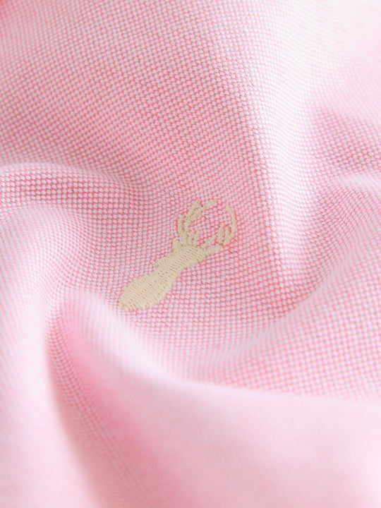 Pink Short Sleeve Premium Oxford Shirt (3-17yrs)