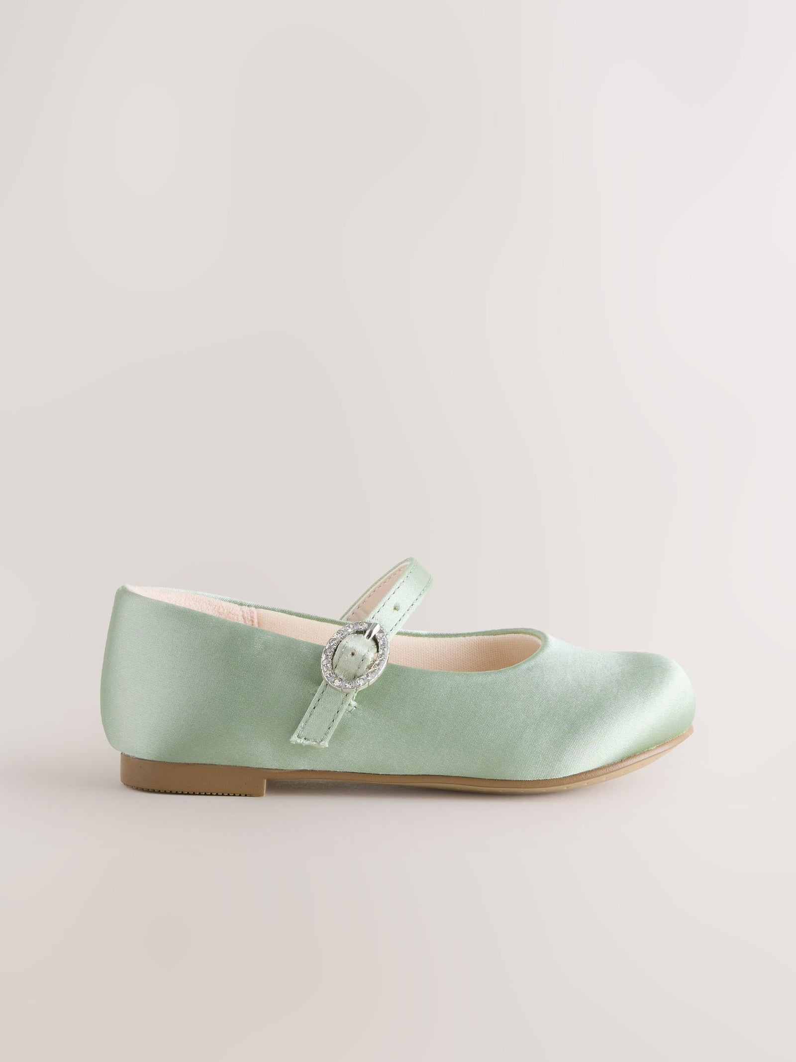 Green Wide Fit (G) Flower Girl Occasion Mary Jane Shoes