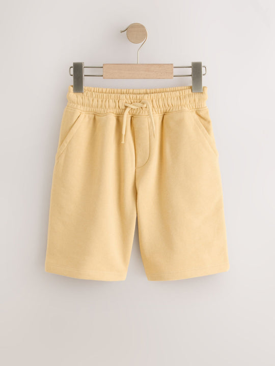 Yellow/White Basic Shorts (3-16yrs)