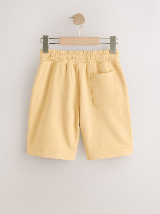 Yellow/White Basic Shorts (3-16yrs)
