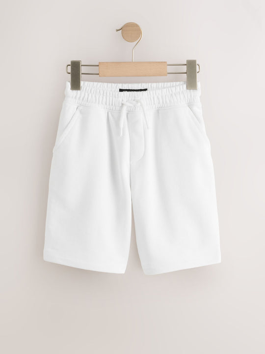 Yellow/White Basic Shorts (3-16yrs)