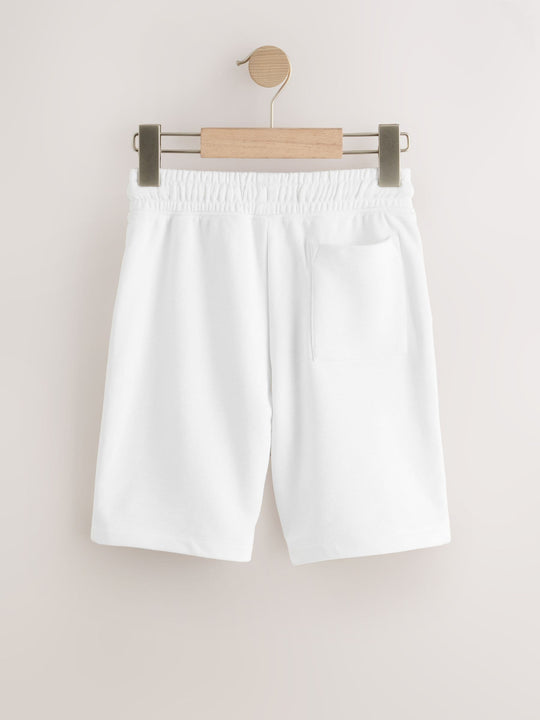 Yellow/White Basic Shorts (3-16yrs)