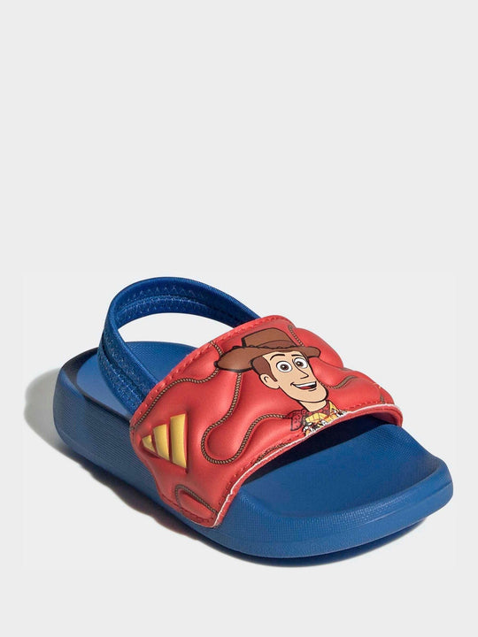 adidas Blue Adilette Estrap Infant Woody Sandals