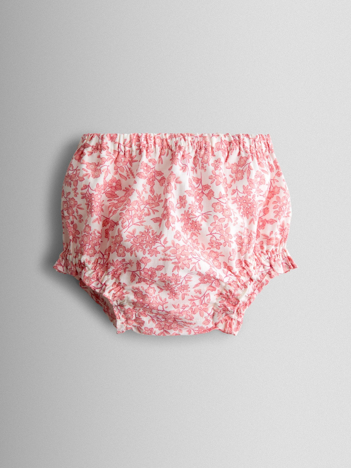 JoJo Maman Bébé Light Pink Garden Floral Smocked Woven Dress