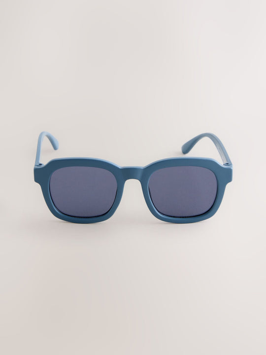 Blue Oval Sunglasses