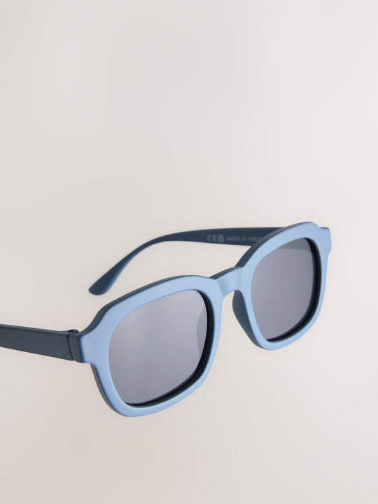 Blue Oval Sunglasses