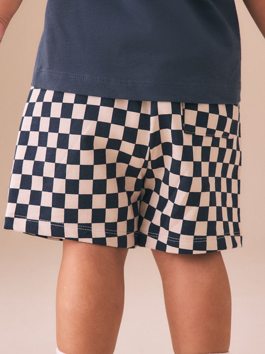 Blue Jersey Shorts (3mths-7yrs)