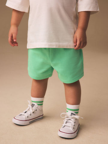 Bright Green Jersey Shorts (3mths-7yrs)