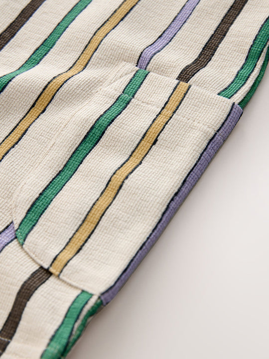 Multi Striped Textured Cotton Romper (3mths-7yrs)