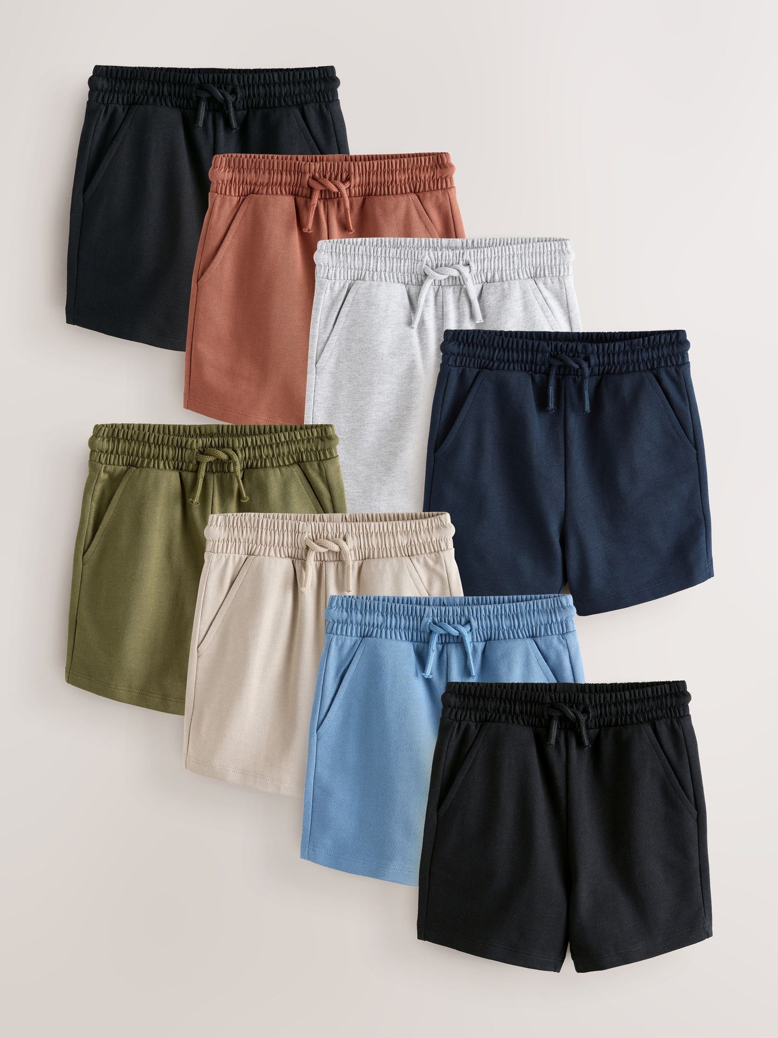 Blue/Green Shorts 8 Pack (3mths-7yrs)