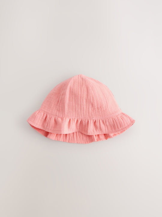 Bright Fruit Embroidered Baby Bucket Hats 2 Pack (0mths-2yrs)