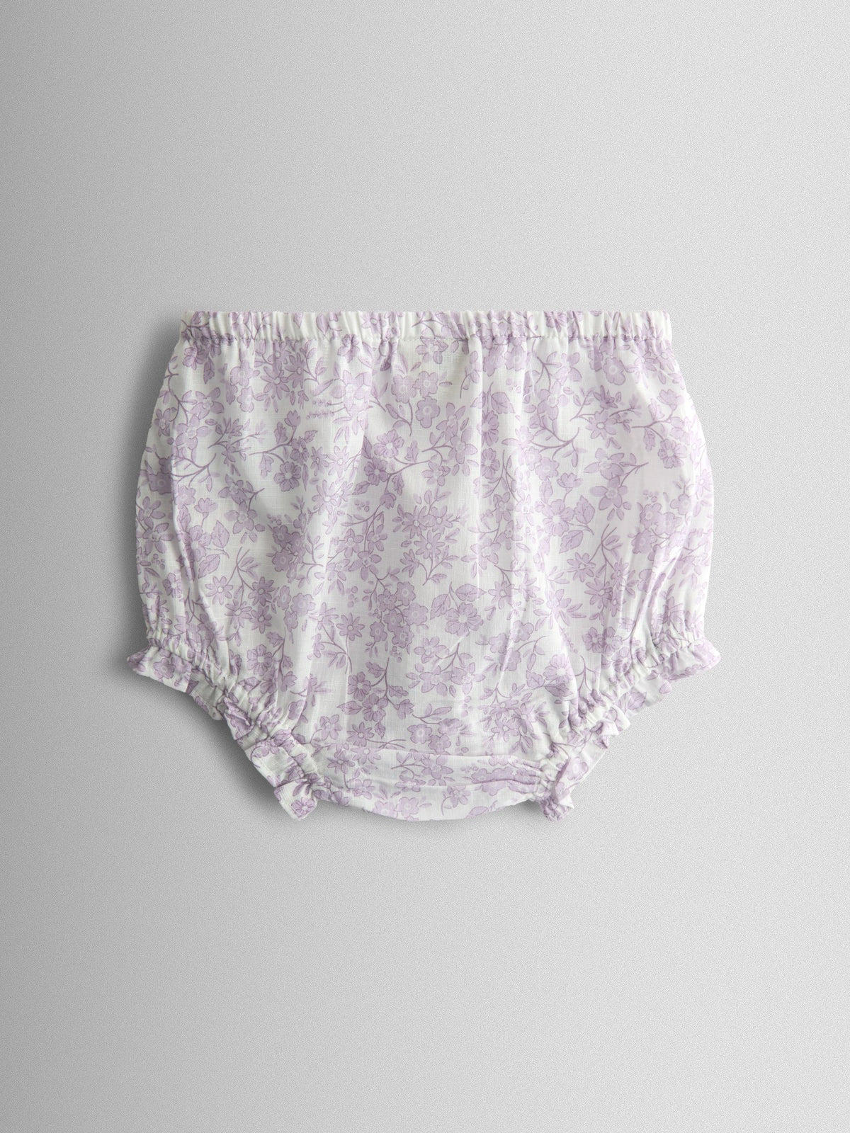JoJo Maman Bébé Lilac Purple Garden Floral Smocked Woven Dress
