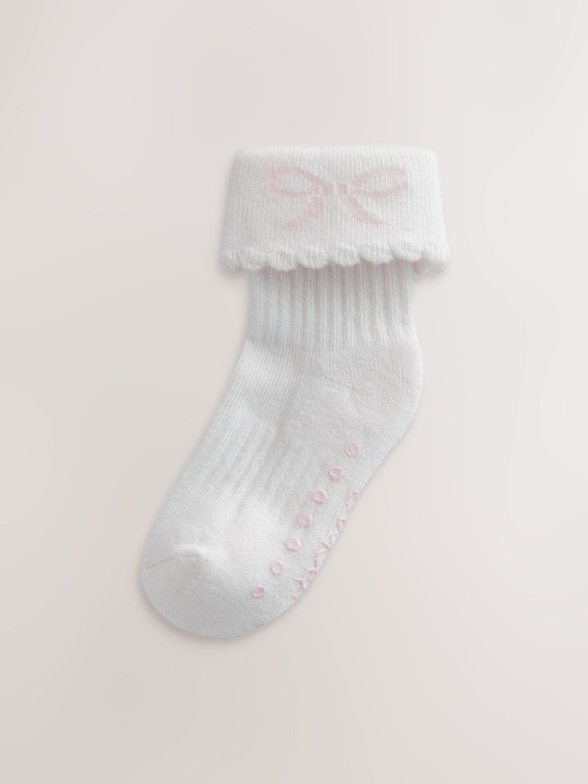Baker by Ted Baker 3 Pack Baby Gripper Pink Socks
