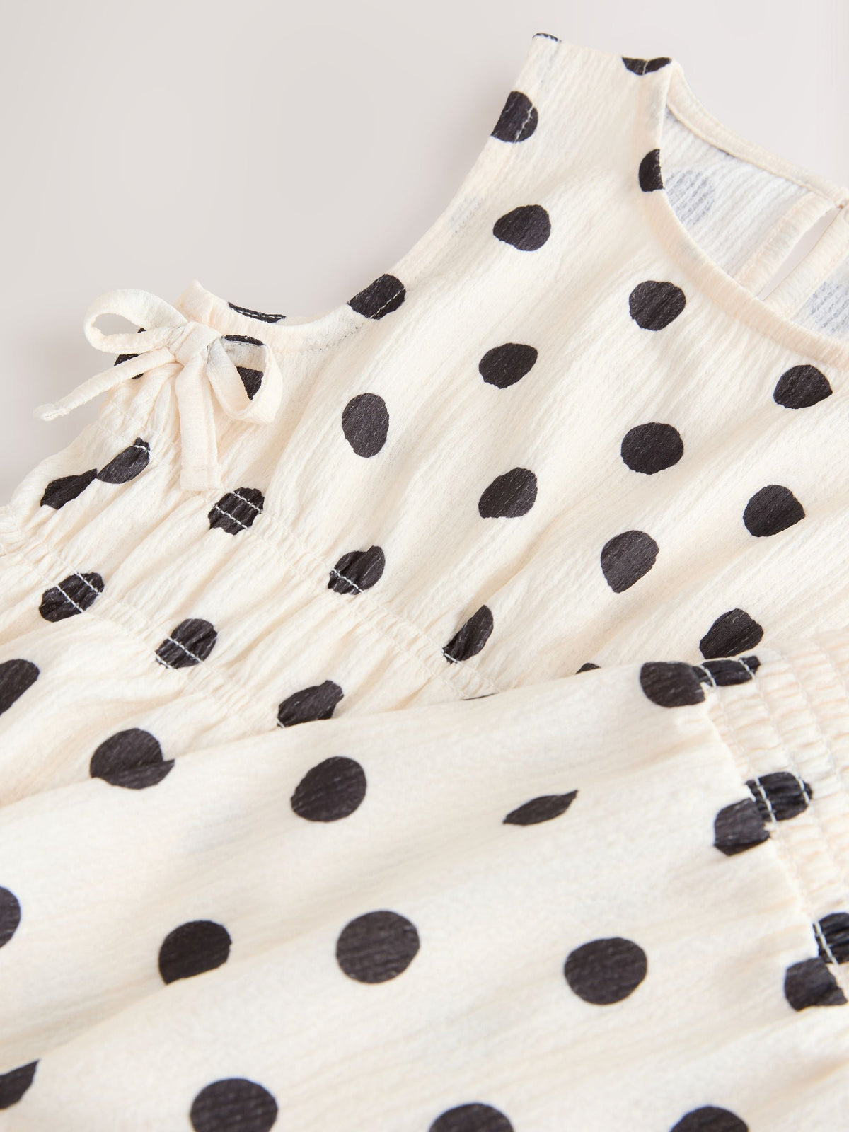Monochrome Spot Top And Wide Leg Trousers Set (3-16yrs)