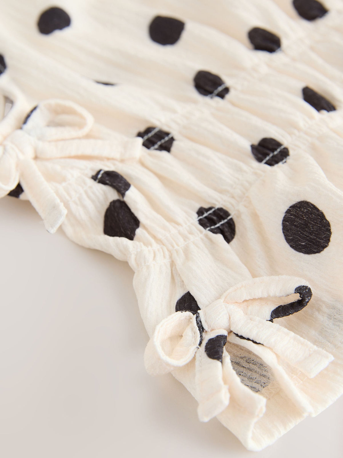 Monochrome Spot Top And Wide Leg Trousers Set (3-16yrs)