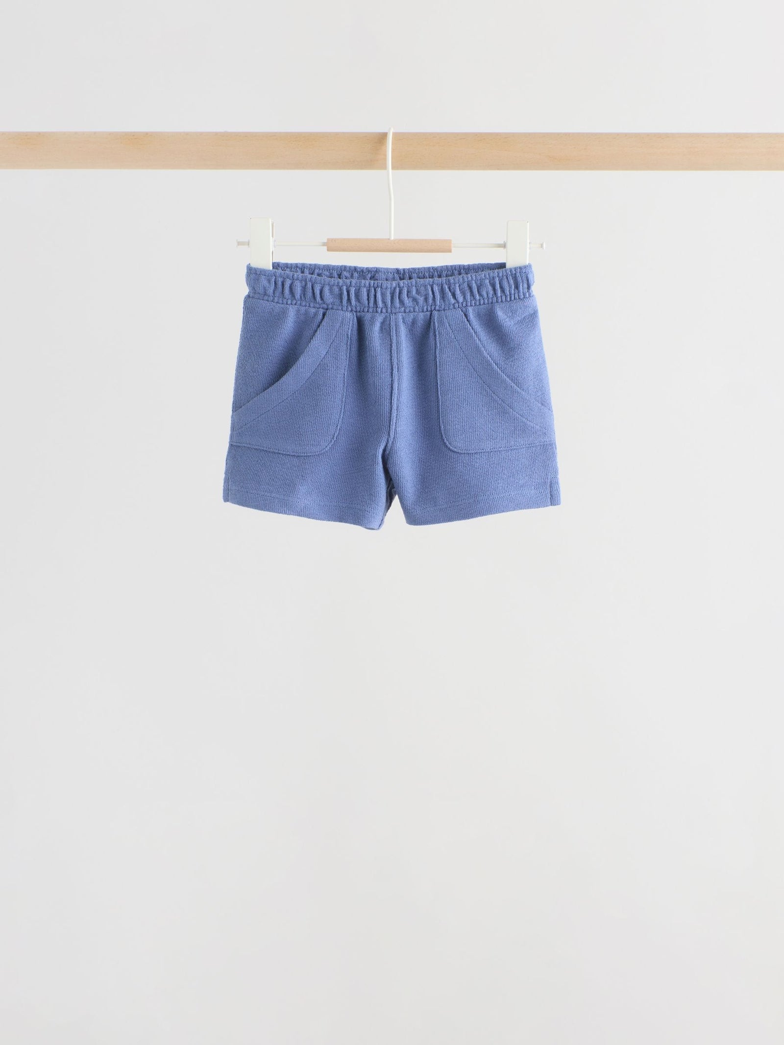 Blue Jersey Baby Shorts 3 Pack (0mths-2yrs)
