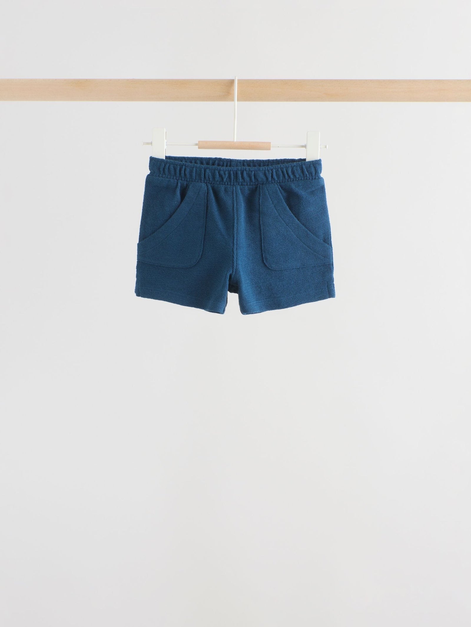Blue Jersey Baby Shorts 3 Pack (0mths-2yrs)