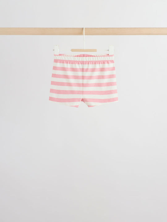 Pink Baby Shorts 4 Pack (0mths-2yrs)