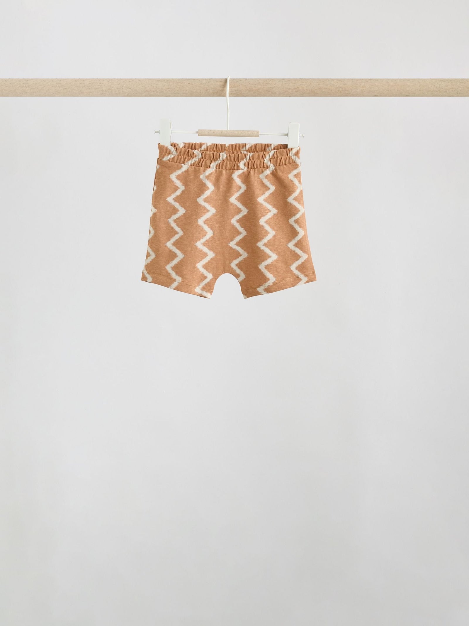 Grey/Blue Wave Print Tops and Shorts Baby Set 6 Piece (0mths-3yrs)