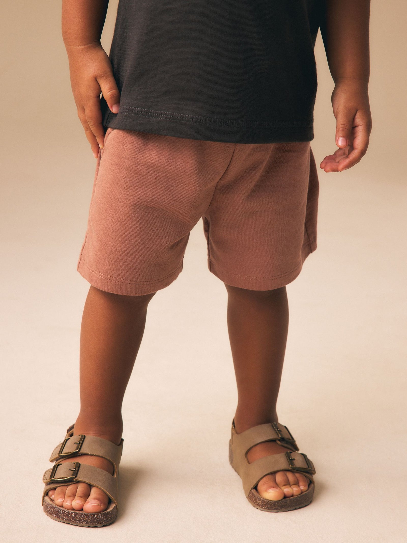 Rust Brown Jersey Shorts (3mths-7yrs)