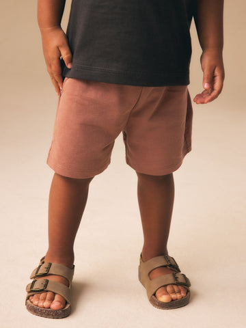 Rust Brown Jersey Shorts (3mths-7yrs)