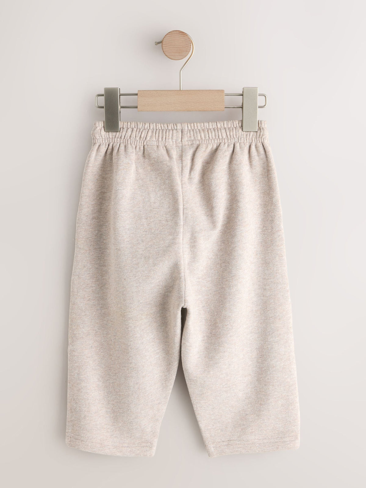 Oatmeal Marl Wide Fit Soft Touch Jersey Joggers (3mths-7yrs)