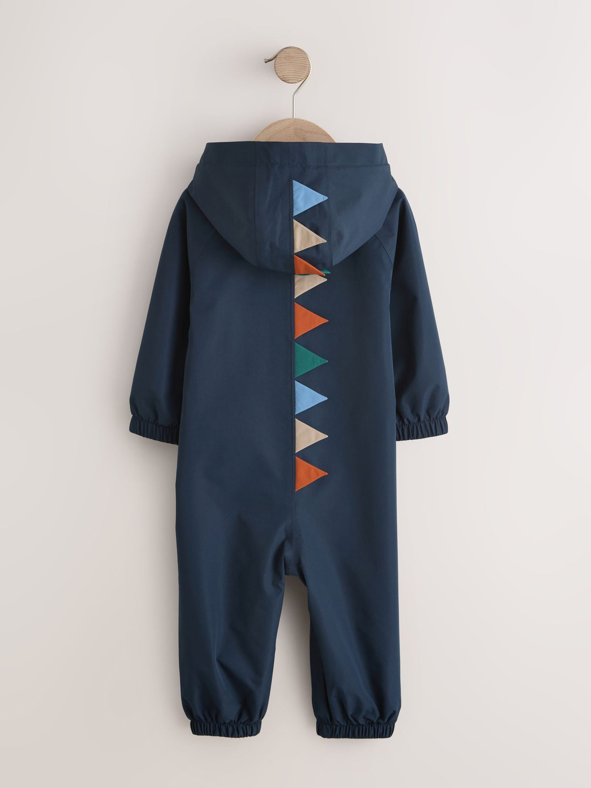 Navy Dino Waterproof Fleece Lined Puddlesuit (3mths-7yrs)