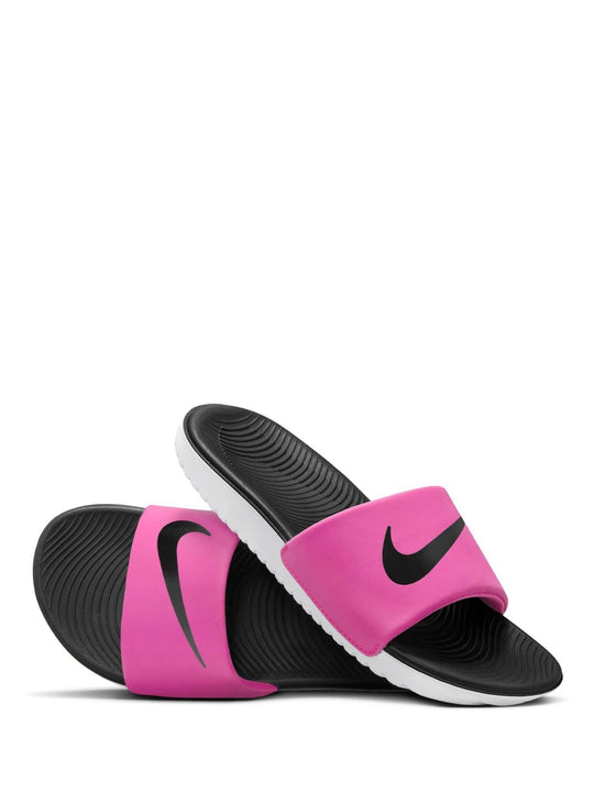 Nike Black/White Kawa Junior Youth Sliders