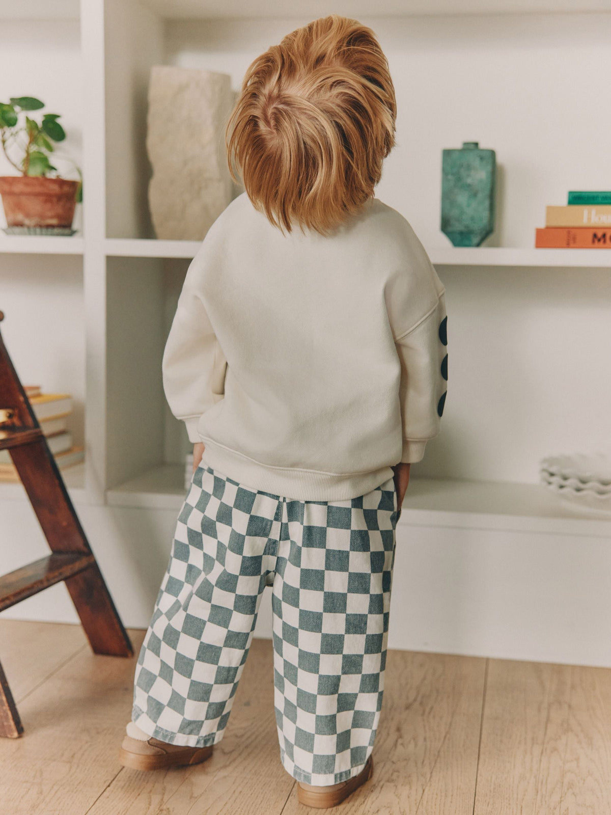 White and Green Long Sleeve Top and Trousers Set (3mths-7yrs)