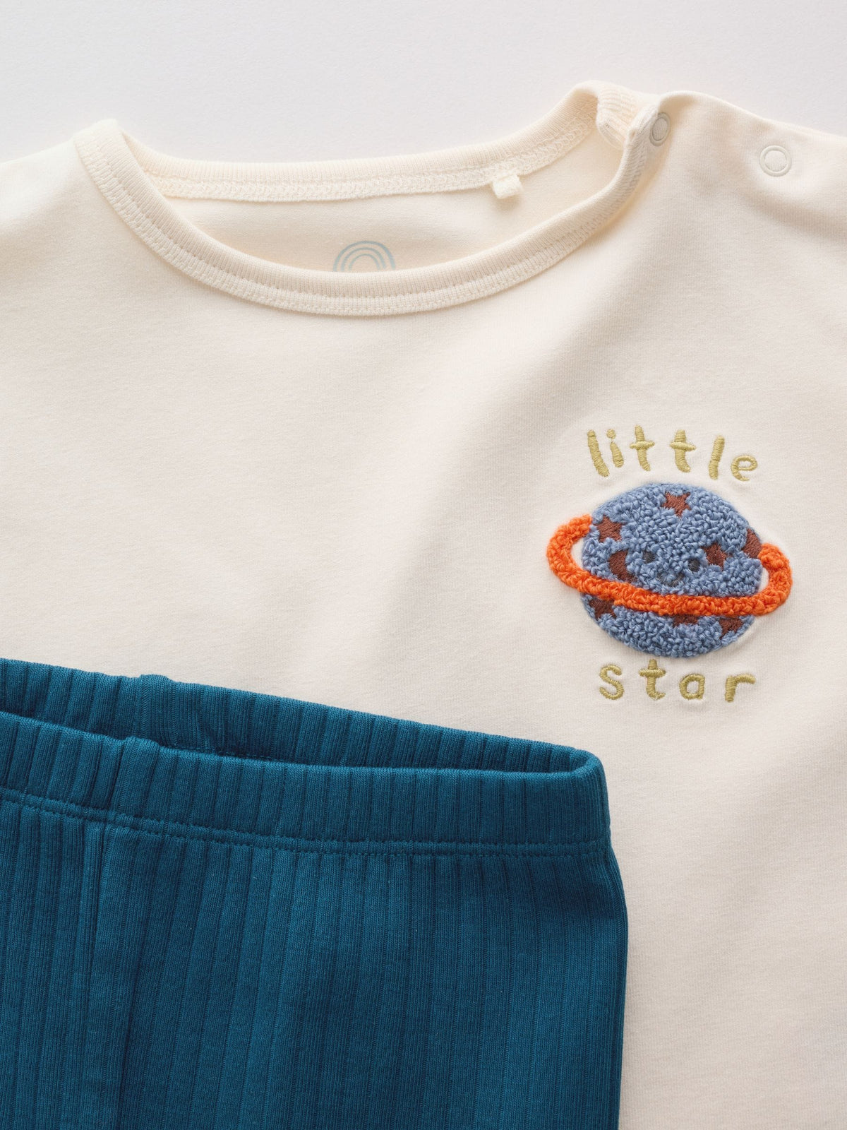 Neutral/Blue Space Top and Leggings Baby Set (0mths-2yrs)