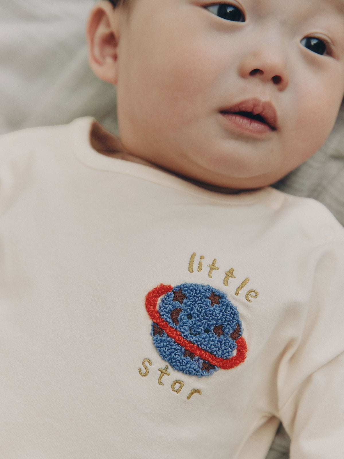 Neutral/Blue Space Top and Leggings Baby Set (0mths-2yrs)