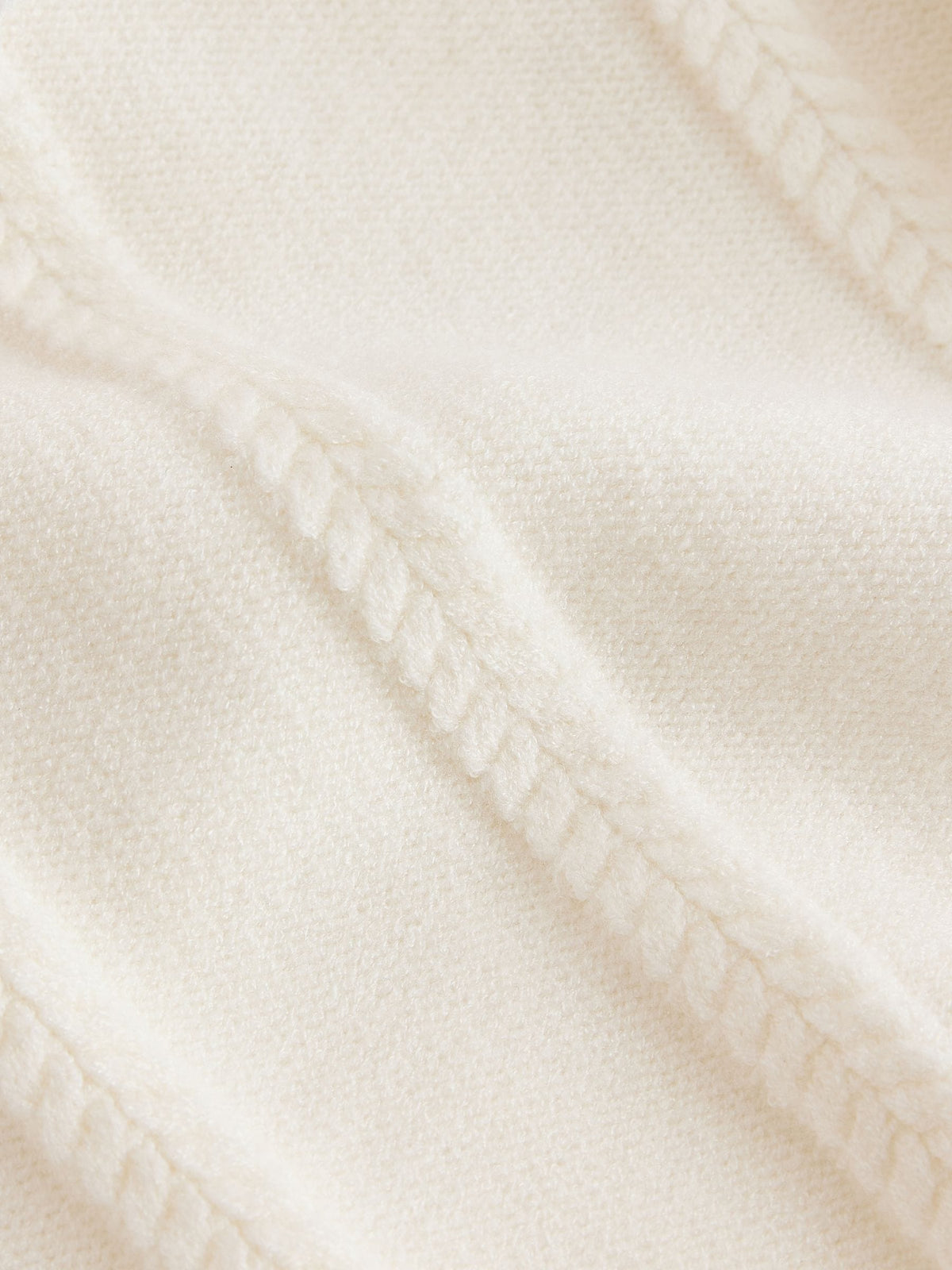 Baker by Ted Baker Cream 2 Piece Organza Collared Cable Knit Set