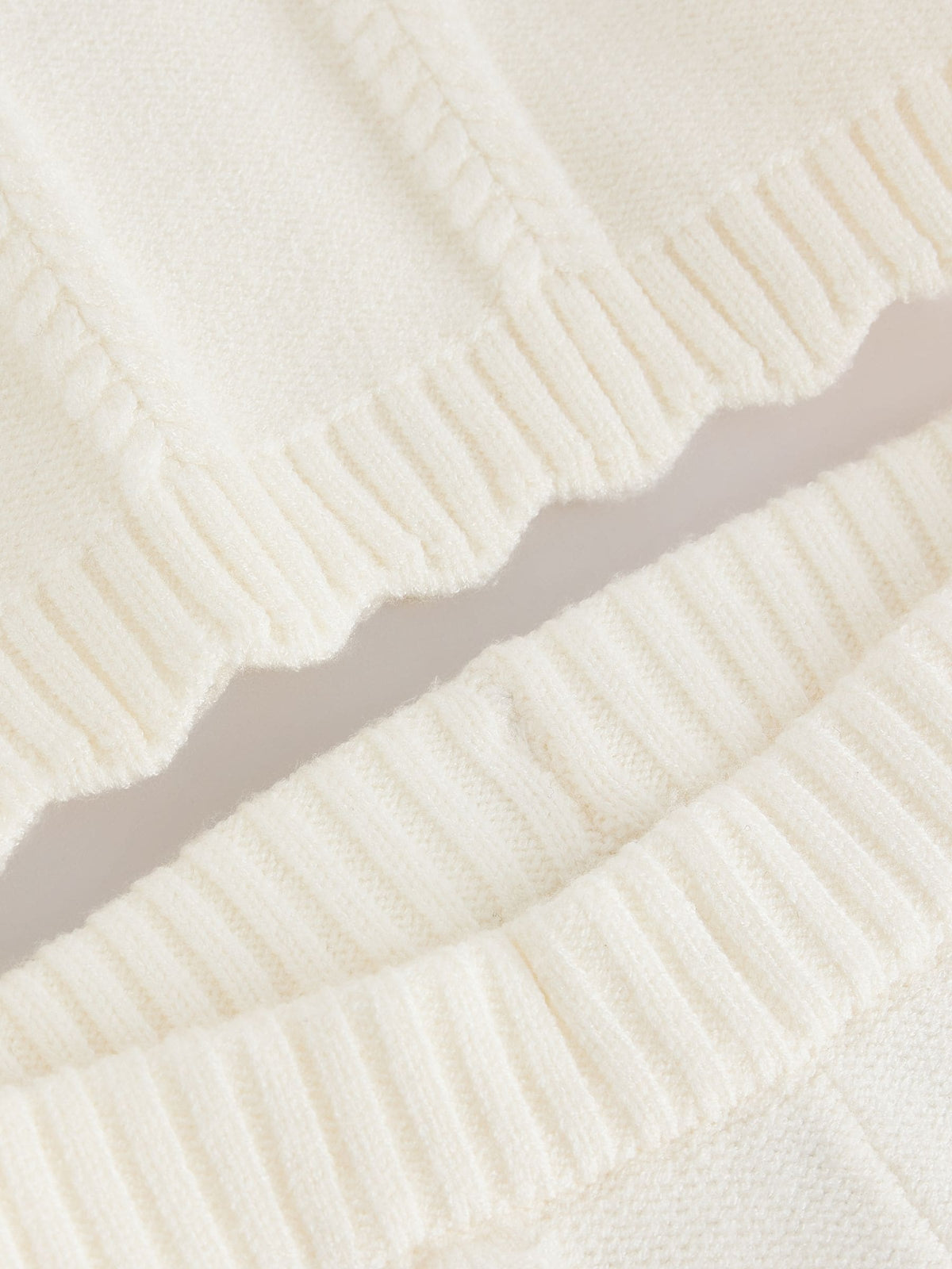 Baker by Ted Baker Cream 2 Piece Organza Collared Cable Knit Set