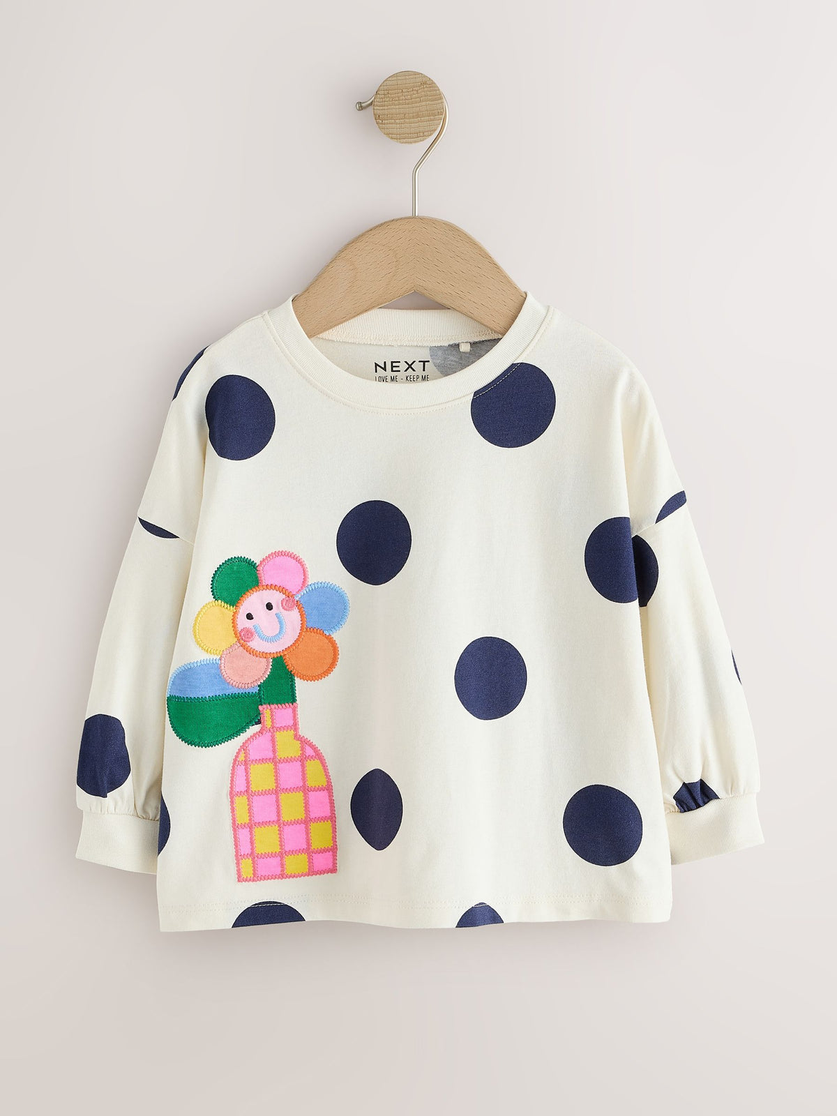 Navy Ladybird Long Sleeve T-Shirts 4 Pack (3mths-7yrs)
