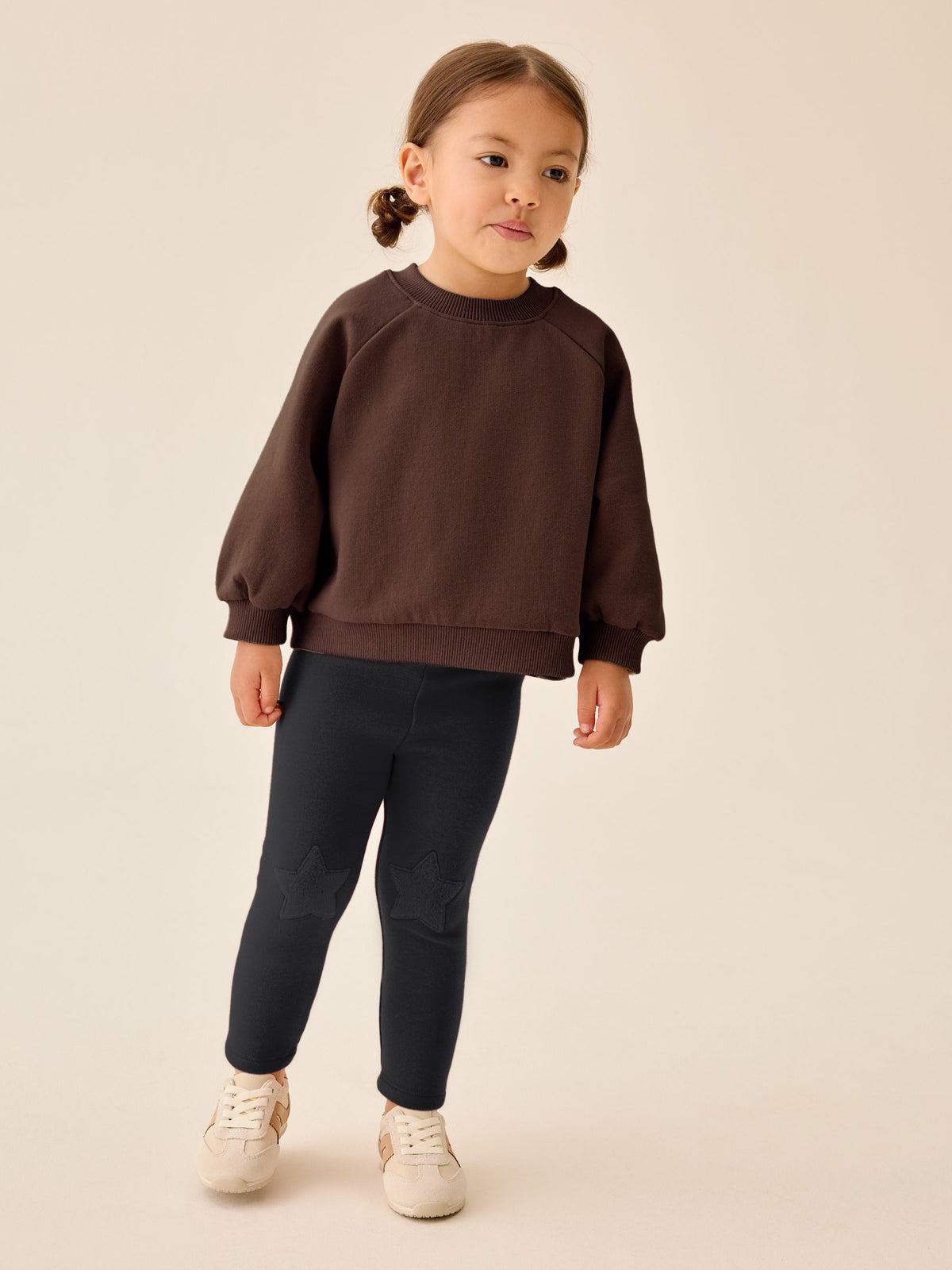 Black Cosy Fleece Lined Leggings (3mths-7yrs)