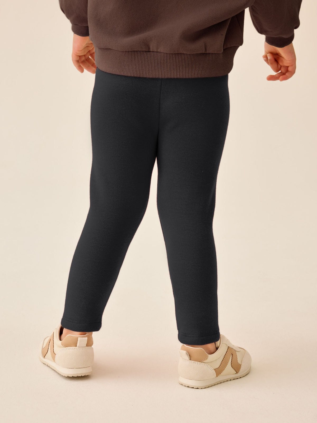 Black Cosy Fleece Lined Leggings (3mths-7yrs)