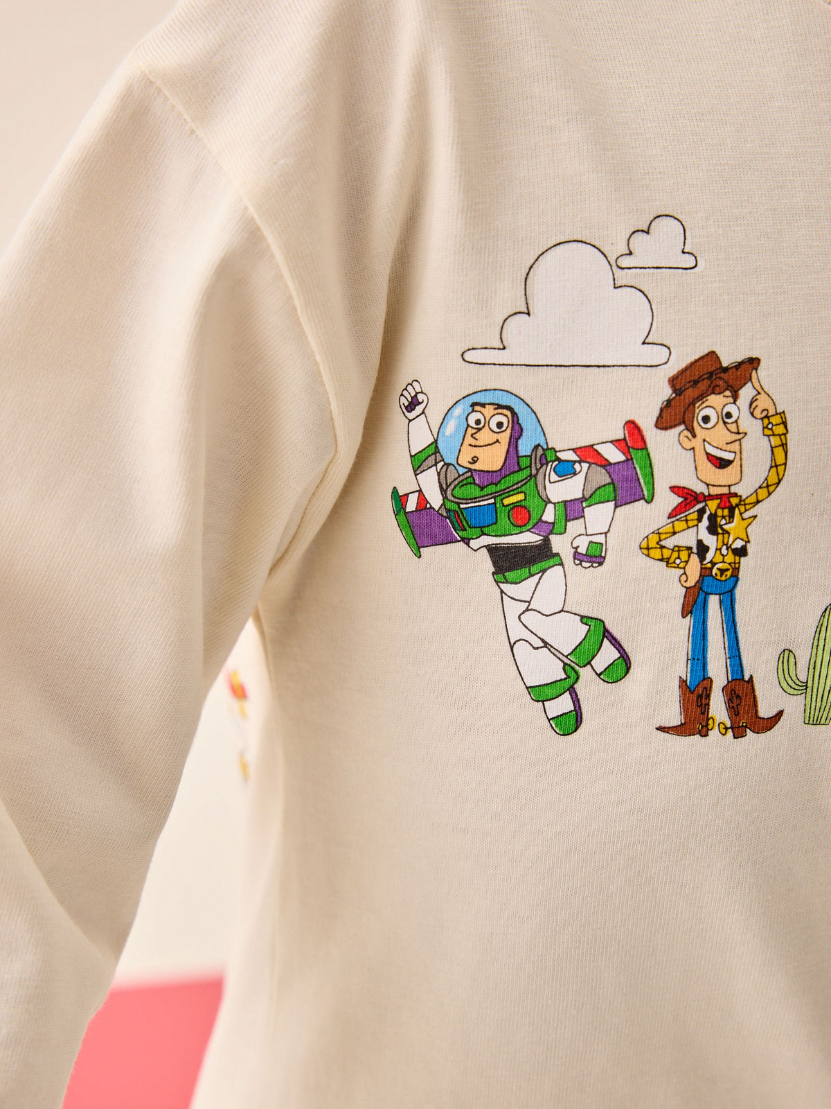 Ecru Toy Story Long Sleeve T-Shirt (3mths-8yrs)