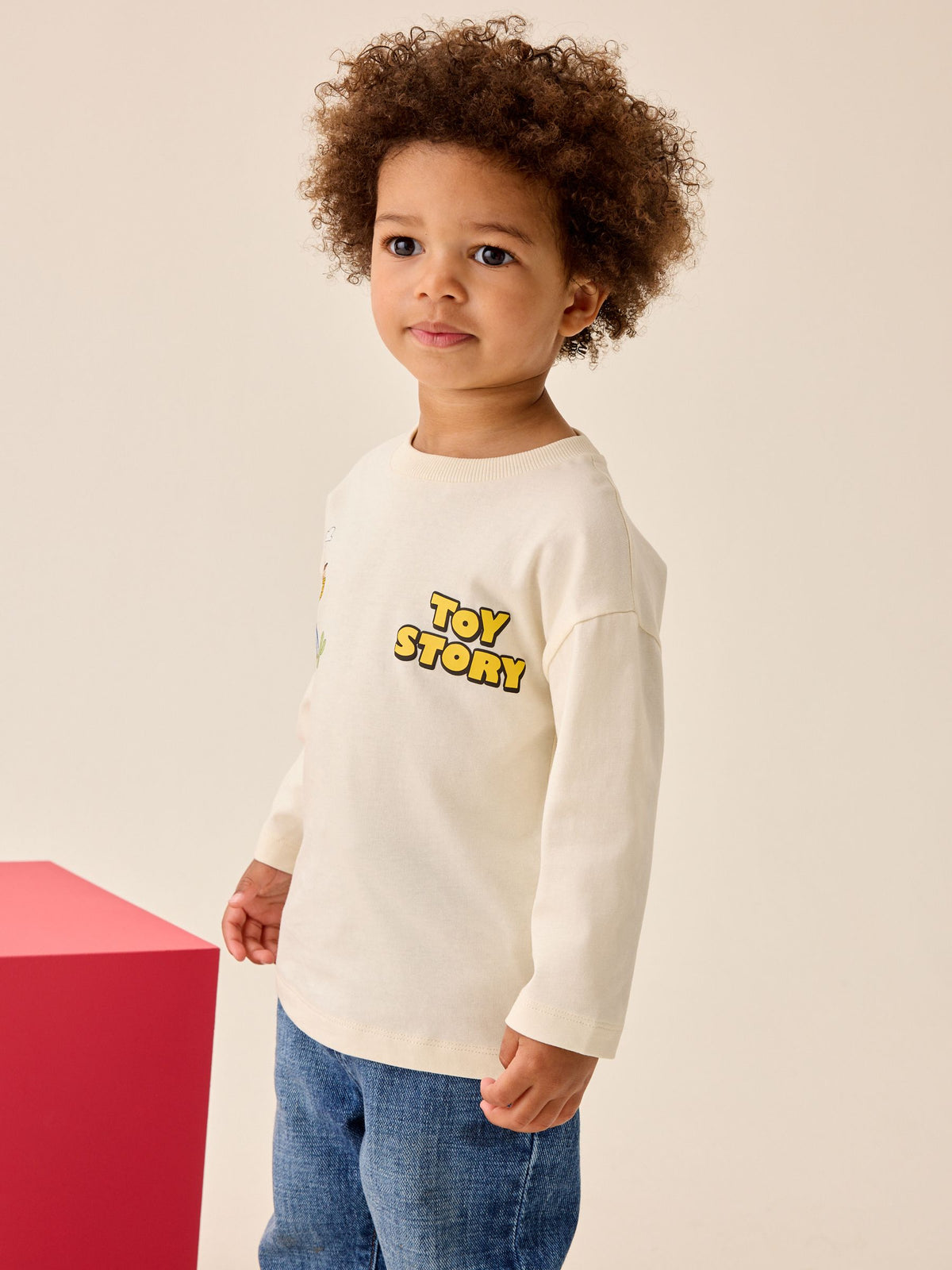 Ecru Toy Story Long Sleeve T-Shirt (3mths-8yrs)