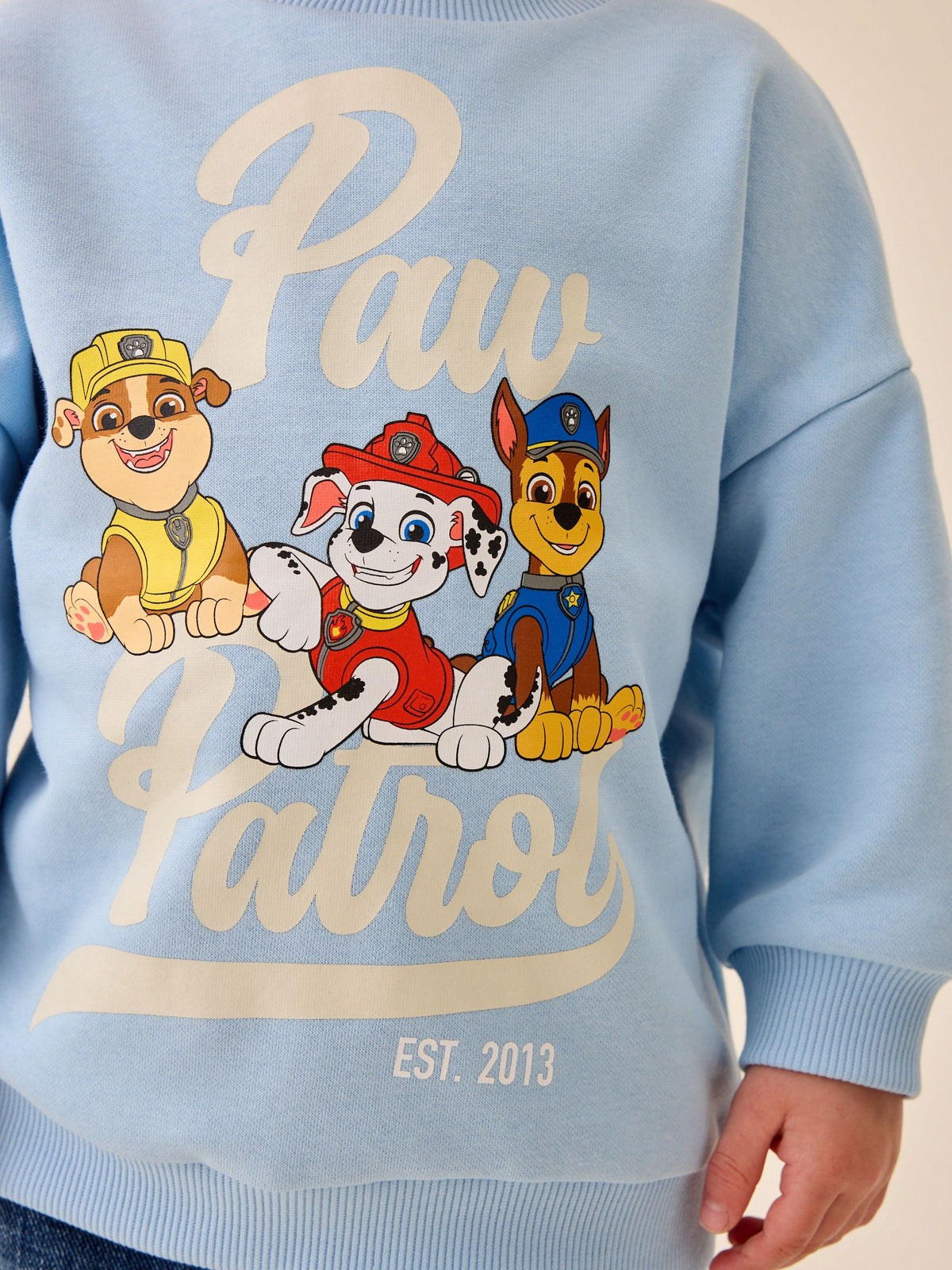 Blue Paw Patrol Printed Crew Sweatshirt (9mths-8yrs)