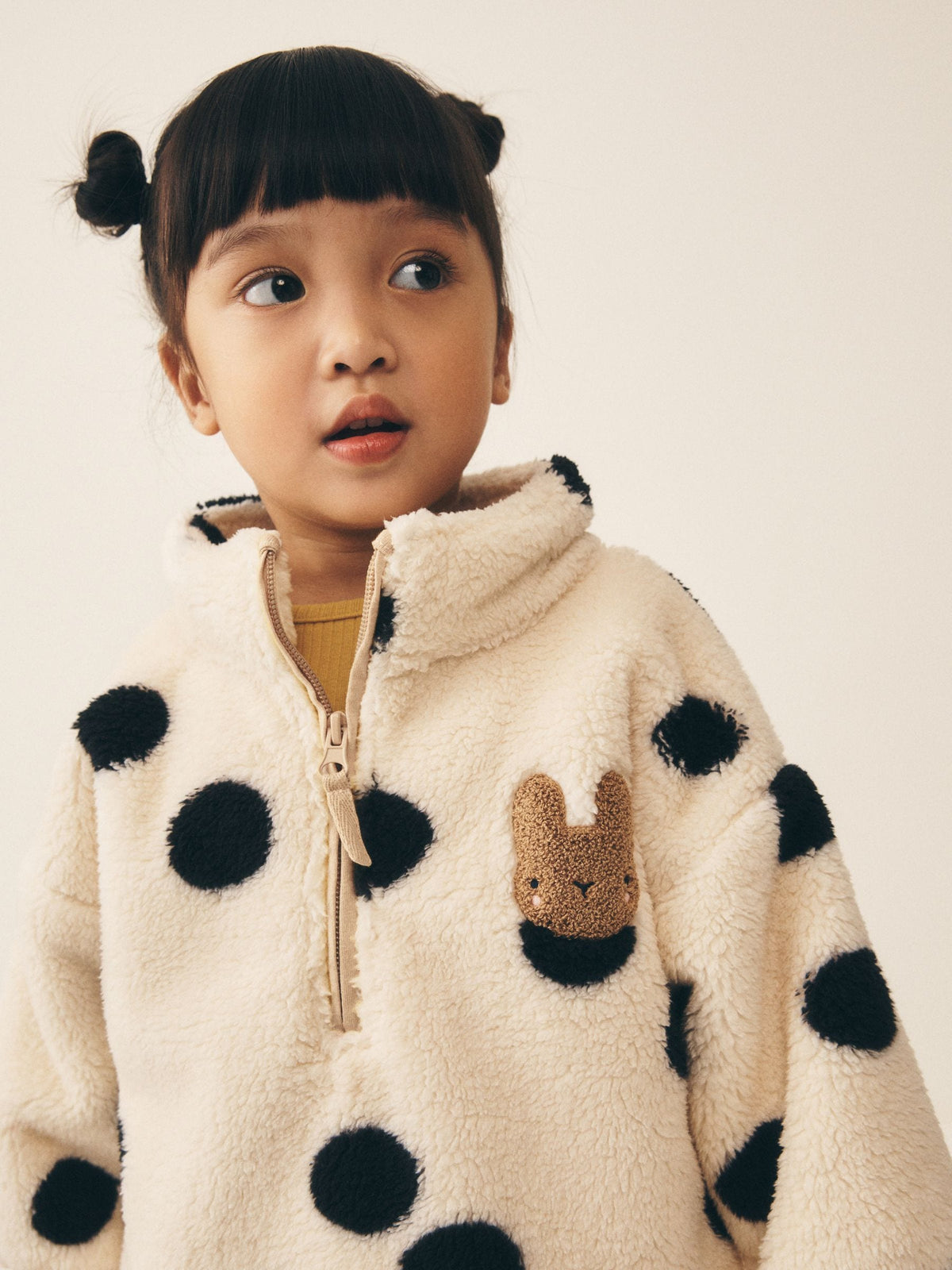 Mono Spot Half Zip Fleece (3mths-7yrs)