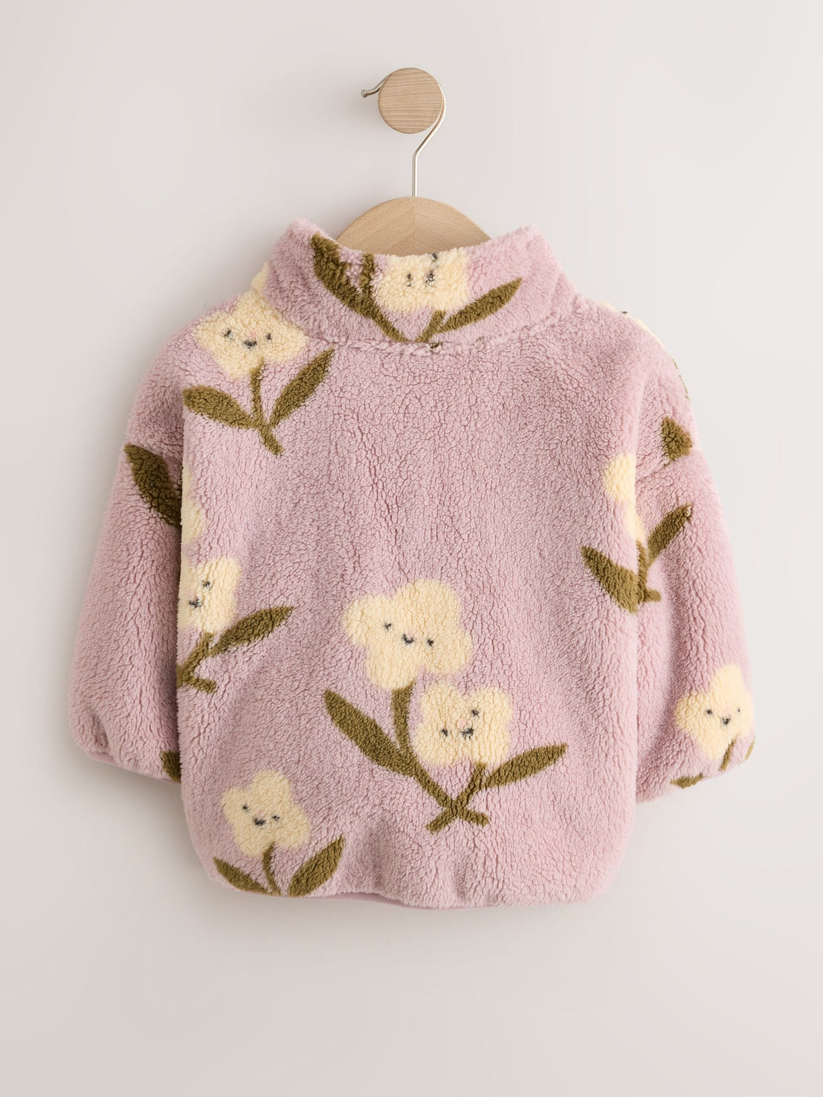 Mauve Purple Half Zip Fleece (3mths-7yrs)