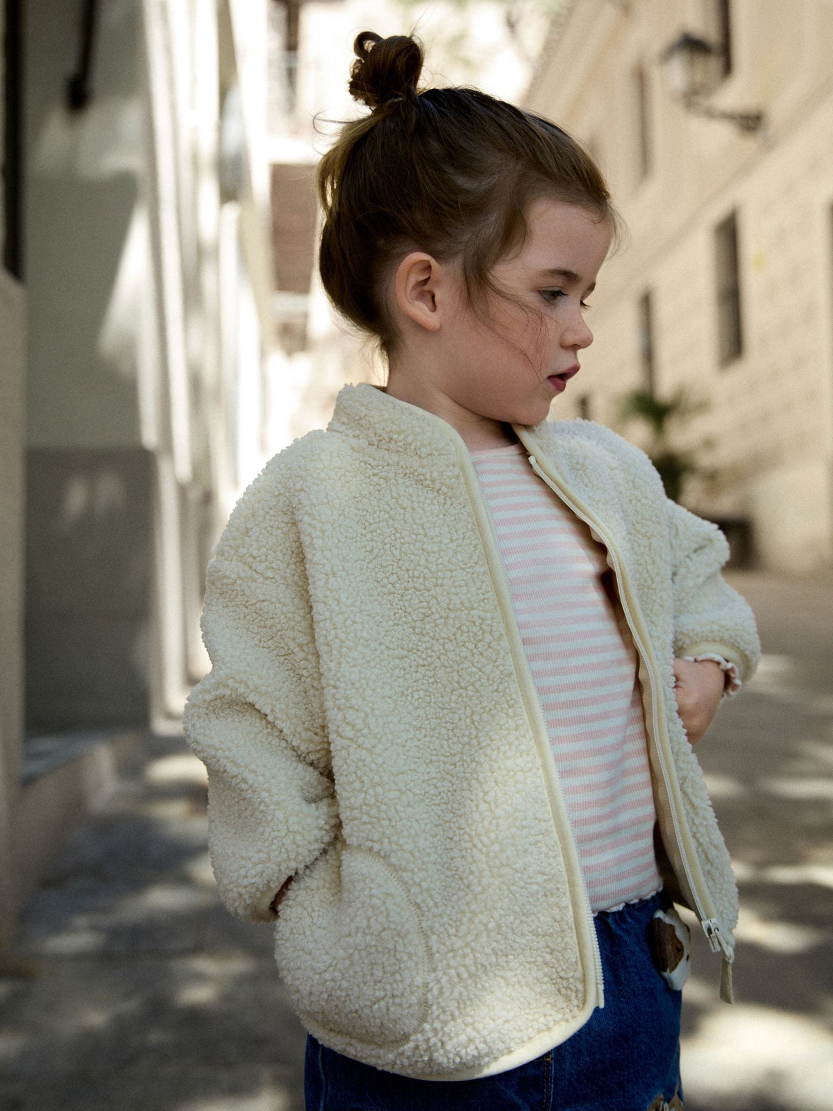 Cream Zip Up Fleece (3mths-7yrs)