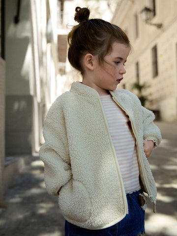 Cream Zip Up Fleece (3mths-7yrs)